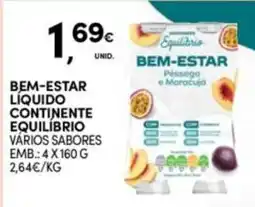 Continente Bom dia Bem-estar liquido continente equilíbrio promoção