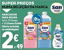 E.Leclerc Amacidor para roupa san talco promoção