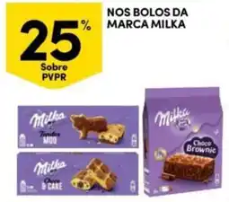Continente Bom dia Nos bolos da marca milka promoção
