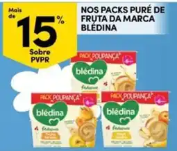 Continente Bom dia Puré de fruta blédina promoção