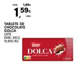 Continente Bom dia Tablete de chocolate dolca leite promoção