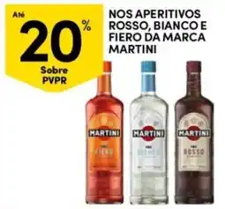 Continente Bom dia nos aperitivos rossso, bianco e fiero da marca martini promoção
