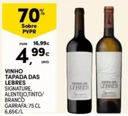 Continente Bom dia Vinho tapada das lebres promoção