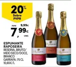 Continente Bom dia Espumante raposeira promoção