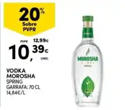 Continente Bom dia Vodka morosha spring promoção