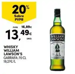 Continente Bom dia whisky william lawson's promoção