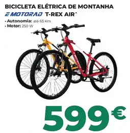 Feu Vert bicicleta elétrica de montanha e motorad t-rex air promoção
