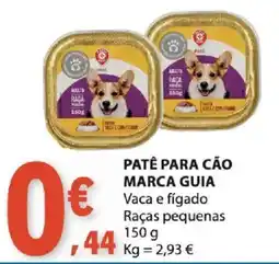 E.Leclerc Patê para cão marca guia promoção