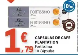 E.Leclerc Cápsulas de café plantation fortíssimo promoção