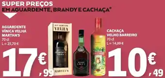 E.Leclerc aguardente vínica velha martha's promoção