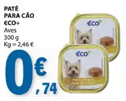 E.Leclerc Patê para cão eco+ aves promoção