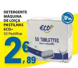 E.Leclerc Detergente máquina de loiça pastilhas eco+ promoção