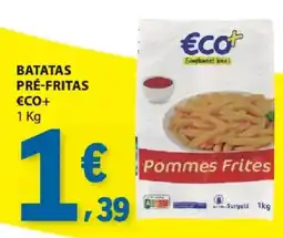 E.Leclerc batatas pré-fritas eco+ promoção