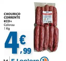 E.Leclerc Chouriço corrente eco+ colorau promoção
