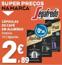 E.Leclerc Cápsulas de café em alumínio segafredo zanetti promoção