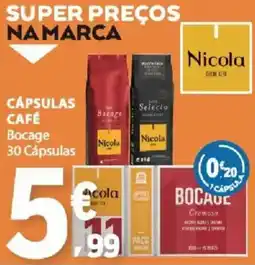 E.Leclerc Cápsulas café bocage promoção