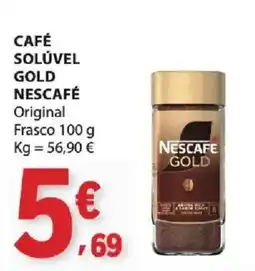 E.Leclerc Café solúvel gold nescafé original promoção