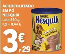 E.Leclerc achocolatado em pó nesquik promoção