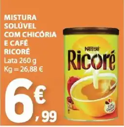 E.Leclerc Mistura solúvel com chicória e café ricoré promoção