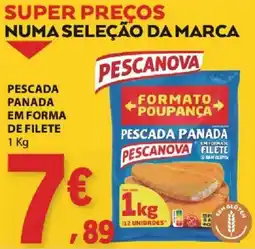 E.Leclerc Pescada panada em forma de filete pescanova promoção