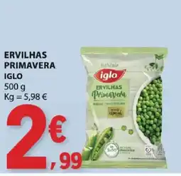 E.Leclerc Ervilhas primavera iglo promoção