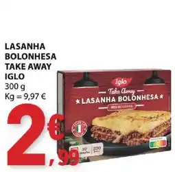 E.Leclerc Lasanha bolonhesa iglo promoção