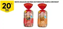 Continente Bom dia Nesta seleção de pães de forma da marca oroweat promoção