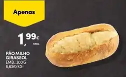 Continente Bom dia Pão milho girassol promoção