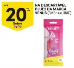 Continente Bom dia descartável blue2 da marca venus promoção