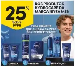 Continente Bom dia Nos produtos hydrocare da marca nivea men promoção