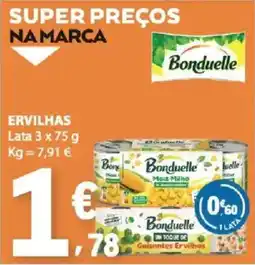 E.Leclerc ervilhas bonduelle promoção