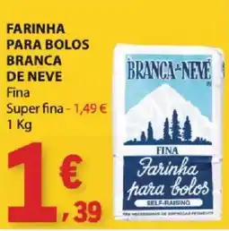E.Leclerc Farinha para bolos branca de neve promoção