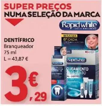 E.Leclerc Dentífrico branqueador promoção