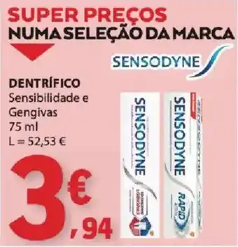 E.Leclerc Dentífrico sensibilidade e gengivas promoção