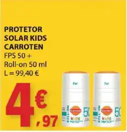 E.Leclerc Protetor solar kids carroten promoção