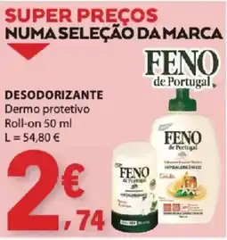 E.Leclerc Desodorizante dermo protetivo promoção