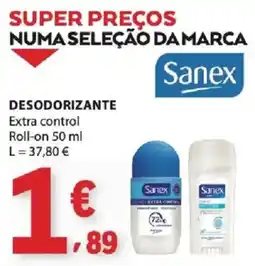 E.Leclerc Desodorante sanex extra control promoção