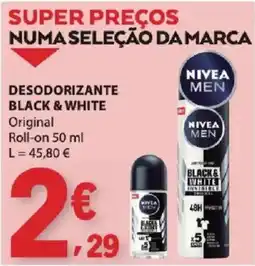 E.Leclerc Desodorizante black & white promoção