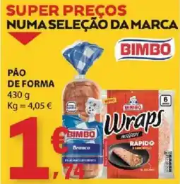 E.Leclerc Pão de forma Bimbo promoção