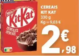 E.Leclerc Cereais kit kat promoção