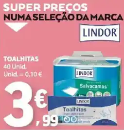 E.Leclerc toalhitas lindor promoção