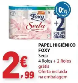 E.Leclerc Papel higiênico foxy seda promoção