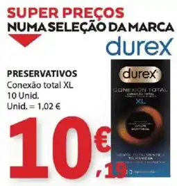 E.Leclerc preservativos conexão total xl durex promoção