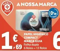 E.Leclerc Papel higiênico compact marca guia promoção