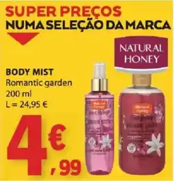 E.Leclerc Body mist romantic garden promoção