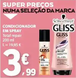 E.Leclerc Condicionador em spray promoção