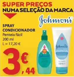 E.Leclerc spray condicionador johnson's promoção