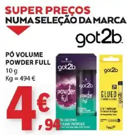 E.Leclerc got2b pó volume powder full promoção
