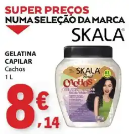 E.Leclerc gelatina capilar cachos skala promoção