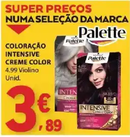 E.Leclerc Palette coloração intensive creme color promoção
